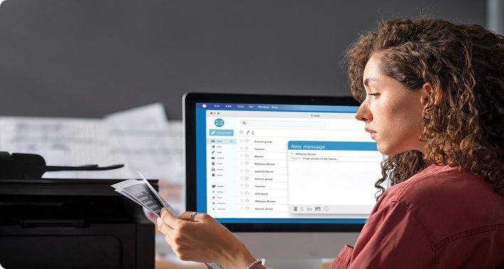 Accounts payable clerk processing supplier invoices and payments